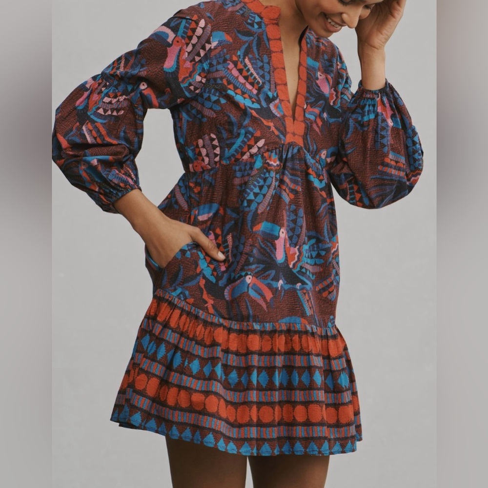 FARM Rio Multicolor Mini Dress